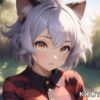 ネフェルピトー風の女子画像『ハンターハンター』